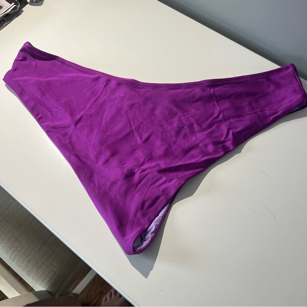 Curvy Beach Orchid Purple Cheeky Bikini Bottom